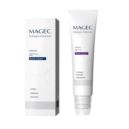 ✨ Last Day Buy 1 Get 1 Free 💖Collagen Neck Cream-Reduces Wrinkles and Double Chin,Five Rollers for All Around Massage